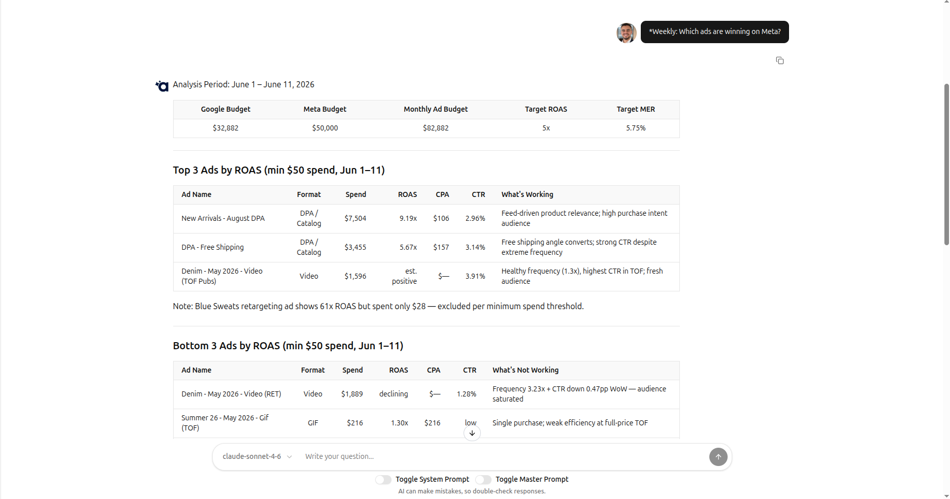 Marketing AI Agent / Chatbot — real build